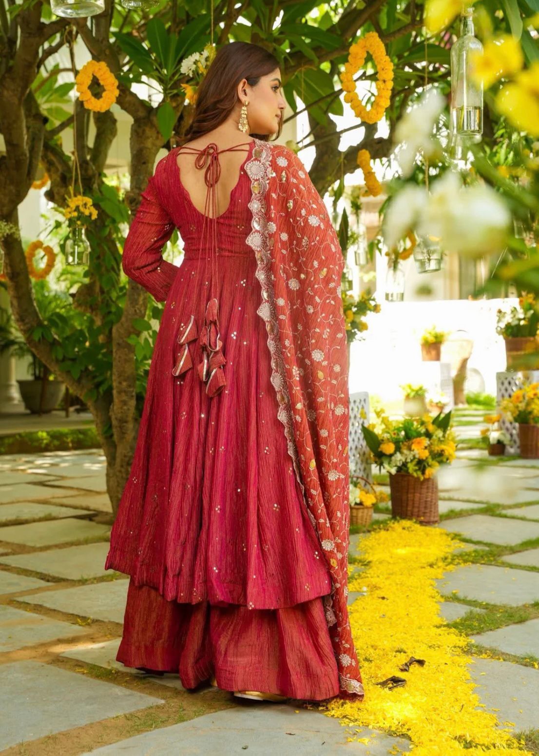 Whispering charm through delicate embroidery 🤍