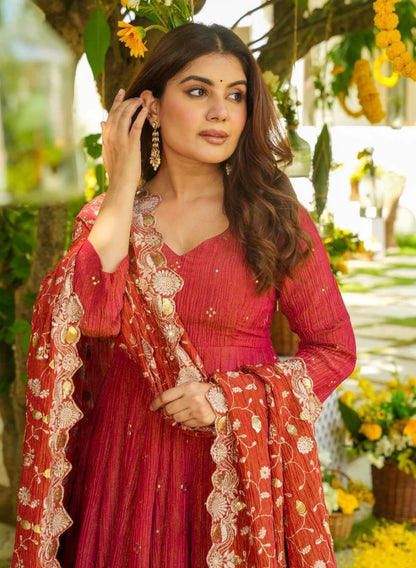Whispering charm through delicate embroidery 🤍
